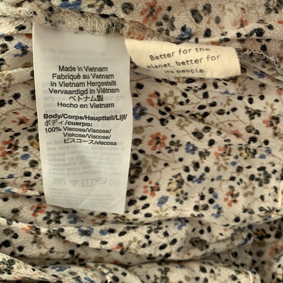 Madewell Floral Tie-Waist Tiered Mini Skirt - Picture 3 of 6